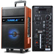 Shile (Shile) Shile Square Dance Audio Outdoor Bluetooth Tragbarer Holztrolley-Lautsprecher High-Power Mobile Card Player SD-3 10-Zoll-Trolley-Lautsprecher
