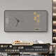 Yaoshijia pintura creative calendario perpetuo pinturas decorativas ping un reloj de restaurante Xile pinturas colgantes de la sala de estar reloj de pared en el hogar silencioso reloj electrónico jd140.98 calendario perpetuo + reloj/mano negra 120*60 imagen de cristal borde negro borde negro