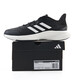 Adidas men and women running shoes summer shock-absorbing, anti-slip, wear-resistant and comfortable running sneakers IH6038 black size UK8