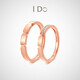 I Do Ready Ready Sealed Edition Diamond Ring Pair Ring K Gold Couple Wedding Women's Ring Promise Series for Girlfriend No. 19/18K Gold/Men's Ring/Ready Stock