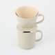 MUJI MUJI fan-shaped coffee filter filter bag hand brew MC74CC2S original color for 3-4 people/60 pieces