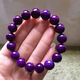 Tiansi Shukulai Steinarmband für Männer und Frauen Kirschblütenpulver Alte Mine Suji Rohes Steinkristallarmband SN9859 8mm Old Mine Purple Shu Drei Kreise