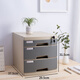 
Desktop file cabinet office with lock plastic thickened multi-layer combination cabinet information cabinet drawer rack storage large seven-layer 2677A Athens Blue