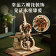 
ROKR Secret Realm Cello Music Box Diy Handmade Building Blocks Puzzle Assembly Model Toys Birthday Gift
