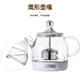 THERMOS Mini Health Kettle Office Tea Maker Electric Kettle Constant Temperature Electric Kettle Glass Flower Teapot Health Cup Gift EHA-1602E Chinese Valentine's Day Gift -G 0.55L