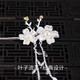 Chinese gold ancient style hairpin, new Chinese style walking silver hairpin, high-end birthday gift for girlfriend and wife to commemorate, practical plum blossom hairpin