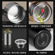Guiren full steel thermos cup 316 stainless steel tea for men tea water separation cup for men and women household gift lettering customization gentleman black 480ml