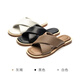 Lairsdan Sommer neuer Stil stilvoller lässiger, bequem bequemer flacher Ferse Flip Flops Sandalen außerhalb der Frauenschuhe 12801 Braun grau TPK 37