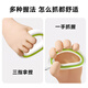 Licheers complementary food spoon baby spoon infant training learning spoon 316 stainless steel elbow independent feeding children's fork spoon