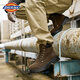 Dickies Martin Boots Men's Boots Winter New Men's Trendy and Versatile British Style Boots Men's Thick Sole Heightening Work Boots Coffee Color 46