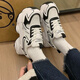 Belle betritt Europa Dad Schuhe für Frauen, die ihre Füße zeigen 2025 Neues Frühling und Sommer atmungsaktives Mesh dicke Bottom Explodiert Street Casual Sports Frauen Rose rot 36