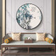 Tongdi Nueva pintura decorativa circular de estilo chino Sala de estar Sofá Fondo de pared Mural Pintura Mural Aisle Corredor Entrada Estudio Estudio