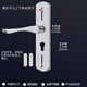 HOTUN household modification-free hole bedroom wooden door lock room door handle lock indoor door lock adjustable lock KTS02-M160