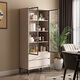 Fan Meilun (Familia) Gabinete lateral de comedor de lujo Ligero Medida de sala de estar Simple Simple Gabinete de vinos Gabinete de vinos Cocina de almacenamiento multifunción Gabinete de almacenamiento 3271 White 60*40*94cm