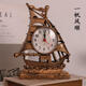 Fat Donglai's same style desktop clock table clock American retro desktop clock silent bedside small ornaments decoration guest smooth sailing alarm clock gold