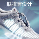 Foot Lijian summer mesh breathable elderly casual shoes soft sole running shoes travel sports dad shoes men C20601 glacier gray 42