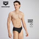 Arena Herren-Slip mit niedriger Taille, hochelastische Passform, bequem, langlebig, chlorfrei, schnell trocknend, sexy Schwimm-Fitnessgerät, schwarz, verbessert, reduziert den Wasserwiderstand M