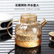 Amber gold diamond cool kettle teapot large capacity high temperature resistant teapot tea set high-end household teapot large rhombus gold teapot 1800ml