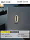 XMSJ outdoor wall light minimalist outdoor long strip light villa wall wall light courtyard column exterior wall washing light 9227-Rainproof model 9227-240cm-Three color light-