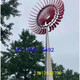 Stainless steel wind-driven sculpture internet celebrity outdoor lighting styling lamp large scenic area dynamic lighting presentation customization purple 4m deposit