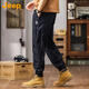 
Jeep (JEEP) American retro overalls for men's spring fashion brand loose casual versatile men's high-end Harren tying pants