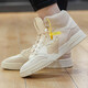 阿迪达斯 （adidas）休闲鞋女鞋夏季新款三叶草运动鞋百搭小白鞋高帮板鞋GZ1585 GZ1585米白浅灰 36.5