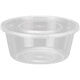 Packing box large capacity large disposable lunch box round crayfish pickled fish hot pot transparent with lid 3000ml 90 pieces with lid
