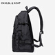 Cavlslkcat -Rucksack für Männer große Kapazität Rucksack Business Business Trip Computertasche Freizeitstraße Rucksack High School College Schultasche Schwarz 31*23*47 cm