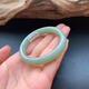 Moyun style Xinjiang Qiemo natural Hetian jade bracelet Molandi color blue and white jade large circle bracelet No. 9276 circle mouth 59