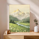 Zhenxi digital oil painting diy handmade birthday gift Rizhao Jinshan decorative painting landscape coloring oil painting hand-painted coloring painting Rizhao Jinshan digital oil painting 30*40cm