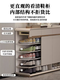 Clocked shoe cabinet home door modern simple light luxury entrance cabinet high-end door stool against the wall hot storage cabinet AD983 [light gray] 120cm-high-leg style [painted bright]