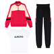Yu Zhaolin Sportswear Set Women's Spring and Autumn 2025 New Loose Women's Casual Fashion Cardigan Long Sleeve Sweater Three-piece Coffee (THF9930 Three-piece Set) M (Suggested 80-95Jin [Jin equals 0.5 kg])