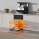 Xinfei (Frestec) integrated stove household integrated single stove small apartments are preferred 50cm wide automatic cleaning head warming vegetables can be used as a pure electric integrated stove rear smoke induction cooker [50 width 1050Pa large negative pressure] 28 liters steaming and baking - oil fume separation liquefied gas