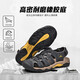 
Jeep sandals men's outdoor breathable beach shoes men's bag-toe wading hole shoes non-slip hiking casual shoes 514 dark gray 42