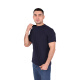 SCOTORIA quick-drying short-sleeved new casual round neck T-shirt LA695 business antistatic T-shirt Navy blue M