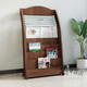 Qi Shiyan Zeitung Stand Zeitung Rack Store Regal Buch und Zeitungsregal Floor Information Rack Holz Zeitung Rack Magazine Rack Lagerablage Clip 683# Ahornfarbe