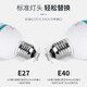 Foshan Lighting (FSL) T4 electronic energy-saving bulb U-shaped three-primary color fluorescent bulb E27 screw bulb 2U-5W white light (6500K)