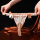 Herrenunterwäsche pervertiert, vollständig transparent, Strümpfe, niedrige Taille, sexy große Größe des Tanga -Geschlechts von Herren -Tanga -Geschlechtsnecke Hauttonöffnung
