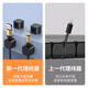 歌阁磁吸数据线固定器电线手机线卡子收纳神器无痕充电线理线器 白色【3个装】强磁开合