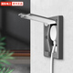 
International Electrician embedded socket, hidden socket, special for recessed refrigerator, embedded invisible 86 type wall panel recessed 10A five-hole socket [Gray]