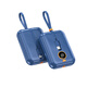 Casollen Power Battery kann auf Hochgeschwindigkeits-Schienenflugzeugen 66W Ultra-Schneide-Ladung mit selbstverbundenem Kabel mit ultra-großer Kapazität 20.000 mA Mini Ultra-dünner kleiner Tiefsee Blau [ultraschnelles Ladegeschwindigkeit um 688%] mit selbstverbundenem Kabel 20.000mah verwendet werden