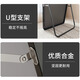 Chibalun full-body mirror home bedroom dressing mirror dormitory internet celebrity floor-standing mirror aluminum alloy mirror fitting mirror white 40*150 black