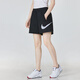 耐克（NIKE）女装运动套装25夏新款舒适透气短袖T恤休闲宽松梭织五分裤两件套 休闲T恤+宽松五分裤 L