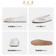 
Old American [Begonia] Traditional women's thousand-layer sole embroidered mugwort cloth shoes Chinese style summer white 36
