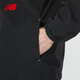 NEW BALANCE/NB Woven Jacket 男经典简约休闲运动卫衣连帽外套 NAE12121-BK 黑色 L