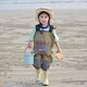 Zhe Wei's sea equipment, children's water play clothes, wading waterproof pants, kindergarten beach fishing suspenders, one-piece rain boots, waders, nylon pocket water play clothes, 10XL, 10XL, size 160, inner length 16 cm