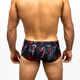 TADDLEE Men's Small Flat Swimming Bottoms Men's Mid-waist Large Size Swimming Bottoms Swimming Suit Adult Swimming Shorts Men's Spa Pants XF12 L [155-190c 70-77.5kg]