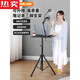 Guimaohong notebook lift table stand standing mobile phone outdoor live broadcast table portable foldable office F83-1 point 8 tray + mobile phone cantilever bracket