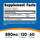 Nutricost Quercetin + Bromelankapseln klare Lungen und nähre Lungen Quercetin High -Inhalt 880 mg aus den USA 880 mg 120 Kapseln importiert