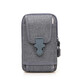 Kingtrip 6.5-inch mobile phone waist bag men's belt mobile phone bag belt waist bag sports tactical waist bag mobile phone bag arm bag light gray